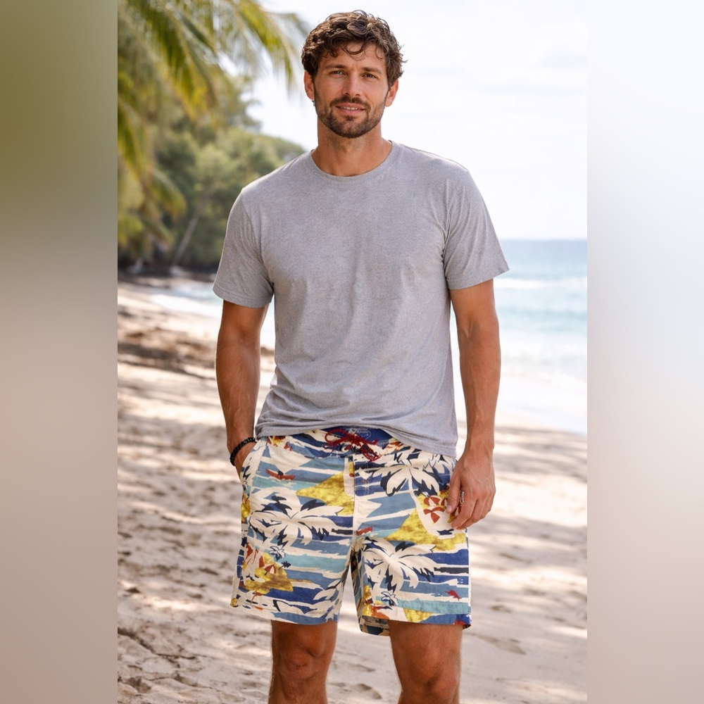 Tommy Bahama Tropical Palm Swim Trunks beach vacation